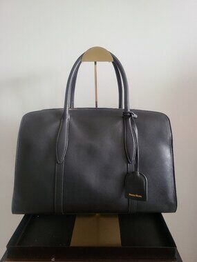 Parisa Wang Black Gabrielle leather top handle bag
